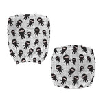 Cute Ninja Pattern Print Office Chair Cover
