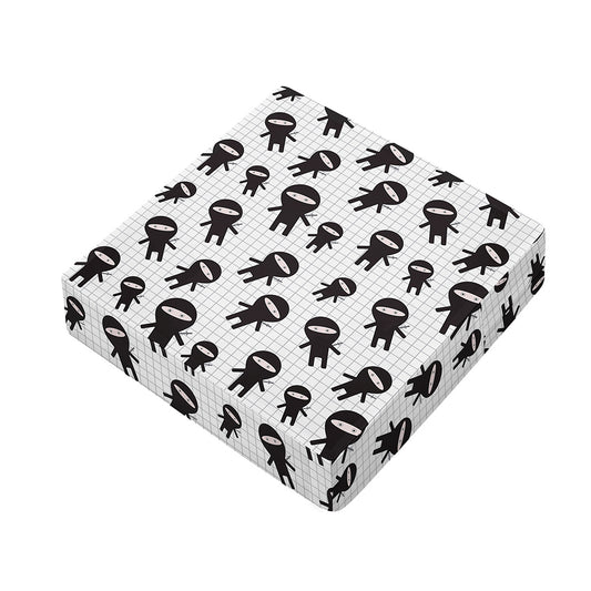 Cute Ninja Pattern Print Outdoor Seat Cushion Cover