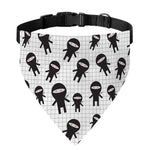 Cute Ninja Pattern Print Over The Collar Dog Bandana