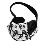Cute Ninja Pattern Print Pet Sling Carrier