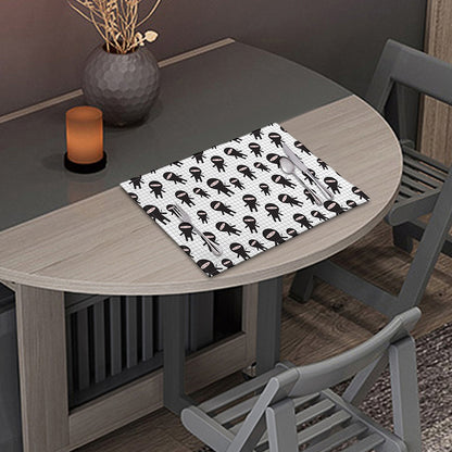 Cute Ninja Pattern Print Placemat