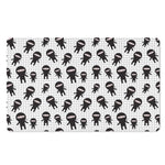 Cute Ninja Pattern Print Polyester Doormat