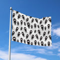 Cute Ninja Pattern Print Polyester Flag