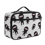 Cute Ninja Pattern Print Portable Lunch Bag