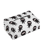Cute Ninja Pattern Print Rectangle Tissue Box Cover