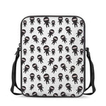 Cute Ninja Pattern Print Rectangular Crossbody Bag