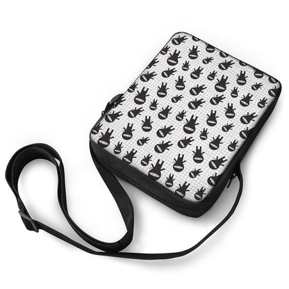 Cute Ninja Pattern Print Rectangular Crossbody Bag