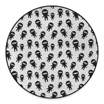 Cute Ninja Pattern Print Round Floor Mat
