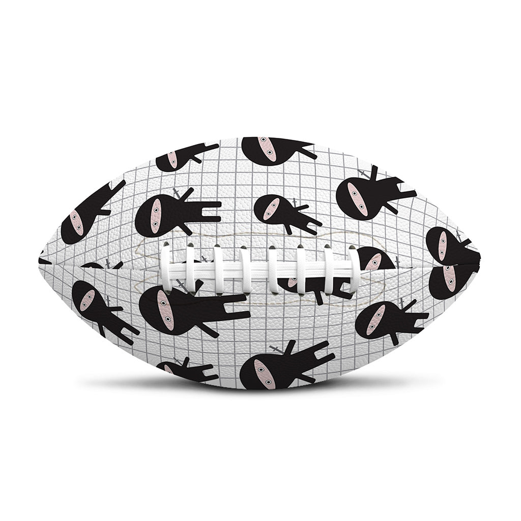 Cute Ninja Pattern Print Rugby Ball