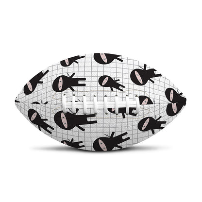 Cute Ninja Pattern Print Rugby Ball