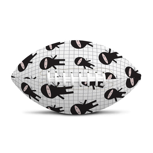 Cute Ninja Pattern Print Rugby Ball