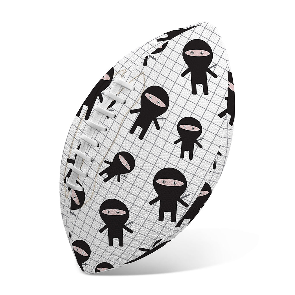 Cute Ninja Pattern Print Rugby Ball
