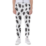 Cute Ninja Pattern Print Scuba Joggers