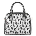 Cute Ninja Pattern Print Shoulder Handbag