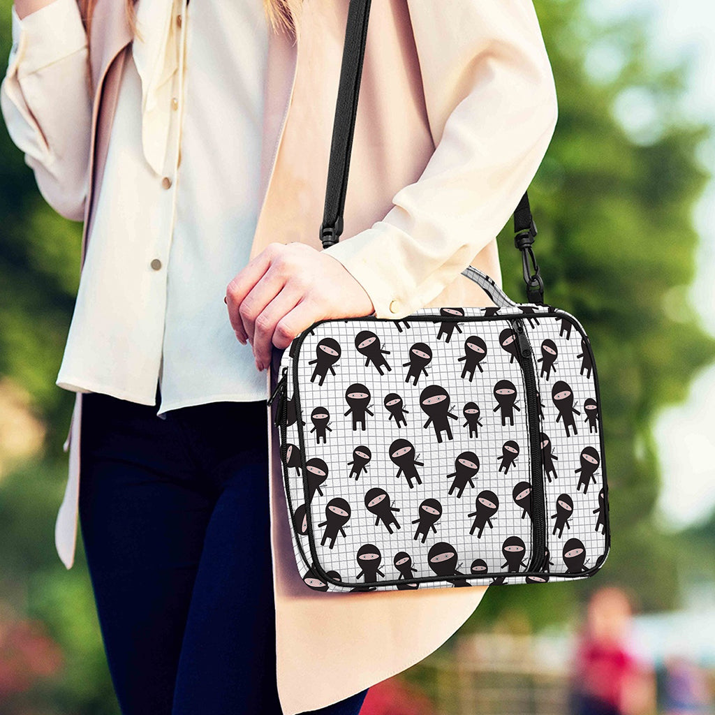 Cute Ninja Pattern Print Shoulder Strap Bible Bag