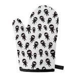 Cute Ninja Pattern Print Single Oven Mitt