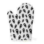 Cute Ninja Pattern Print Single Oven Mitt