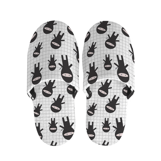 Cute Ninja Pattern Print Slippers
