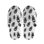 Cute Ninja Pattern Print Slippers