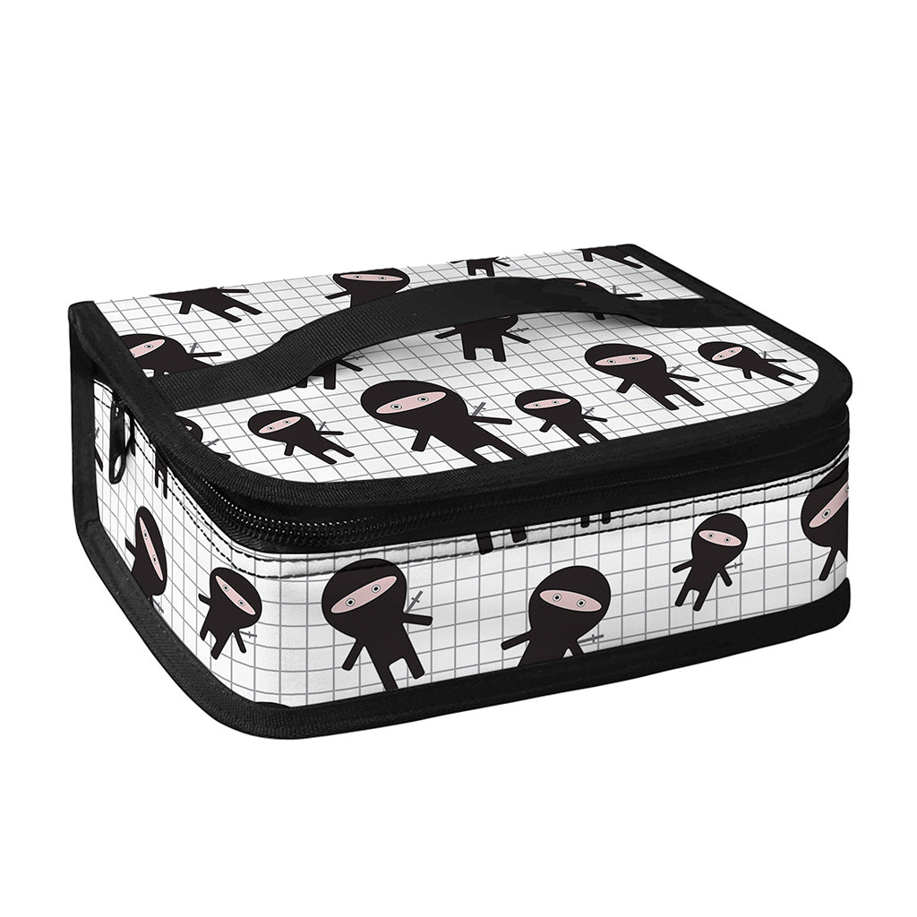 Cute Ninja Pattern Print Small Lunch Bag