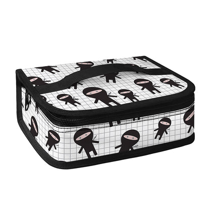 Cute Ninja Pattern Print Small Lunch Bag