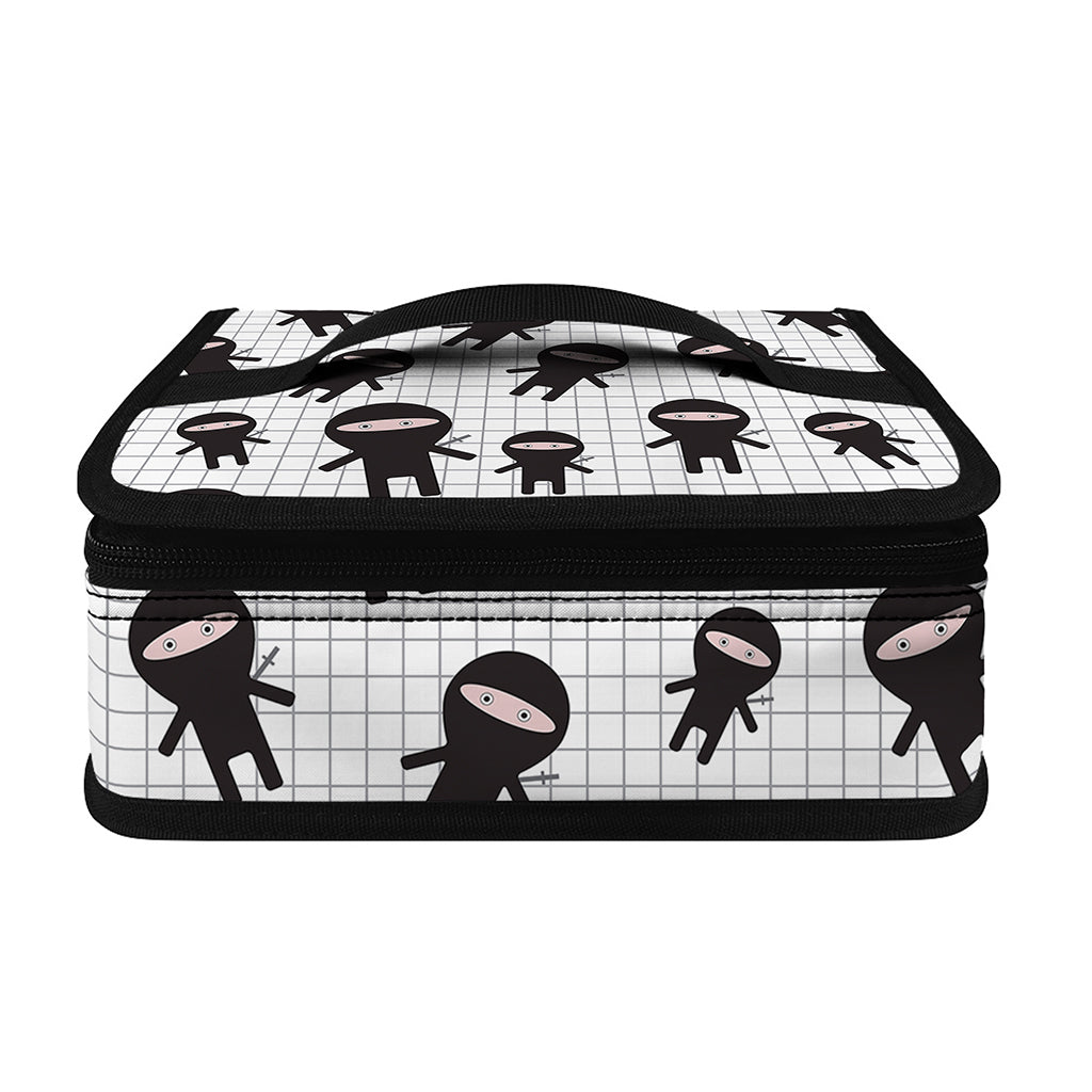 Cute Ninja Pattern Print Small Lunch Bag