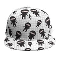 Cute Ninja Pattern Print Snapback Cap