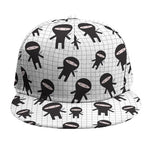 Cute Ninja Pattern Print Snapback Cap
