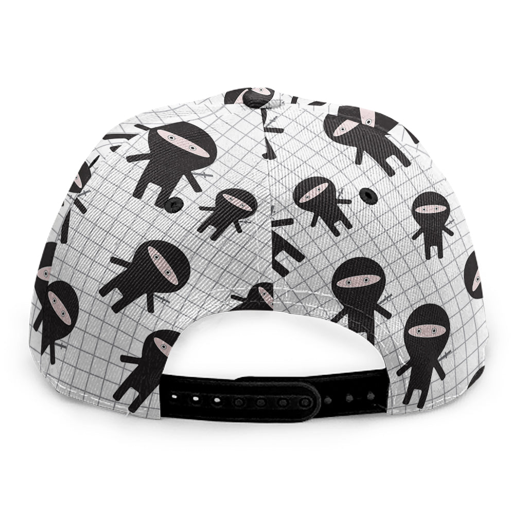 Cute Ninja Pattern Print Snapback Cap