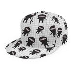 Cute Ninja Pattern Print Snapback Cap