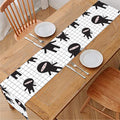 Cute Ninja Pattern Print Table Runner