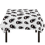 Cute Ninja Pattern Print Tablecloth