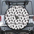 Cute Ninja Pattern Print Tire Cover With Camera Hole