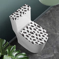 Cute Ninja Pattern Print Toilet Lid And Tank Cover Set