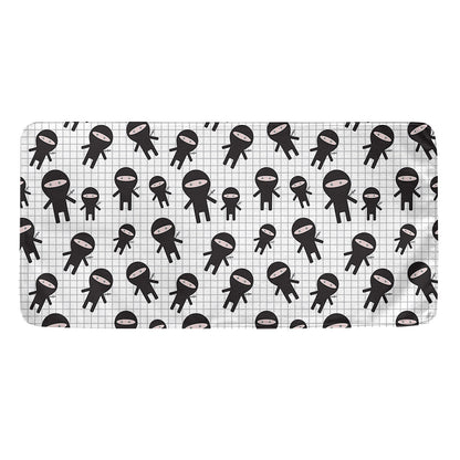 Cute Ninja Pattern Print Towel