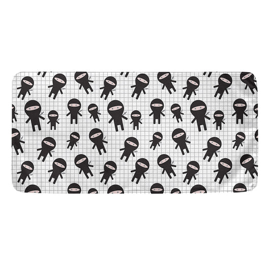 Cute Ninja Pattern Print Towel
