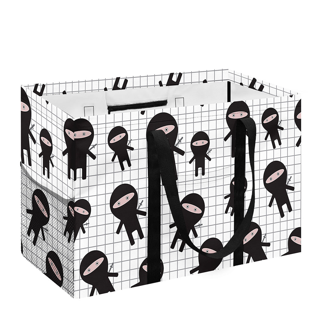 Cute Ninja Pattern Print Utility Tote Bag