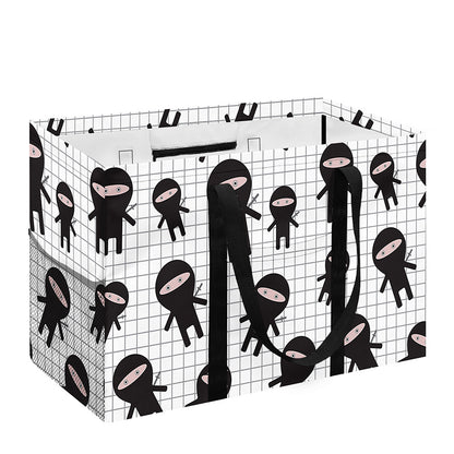Cute Ninja Pattern Print Utility Tote Bag