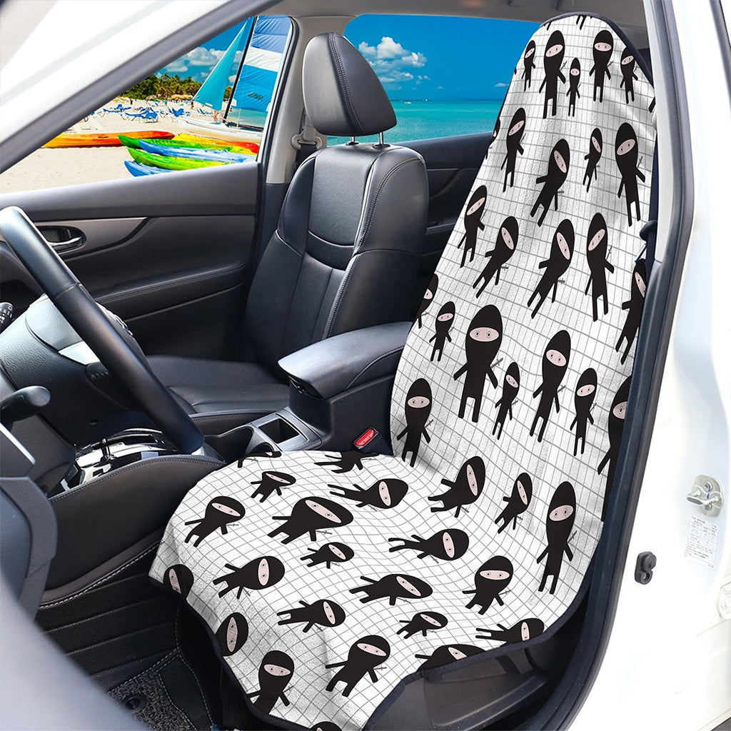 Cute Ninja Pattern Print Waterproof Car Seat Cover