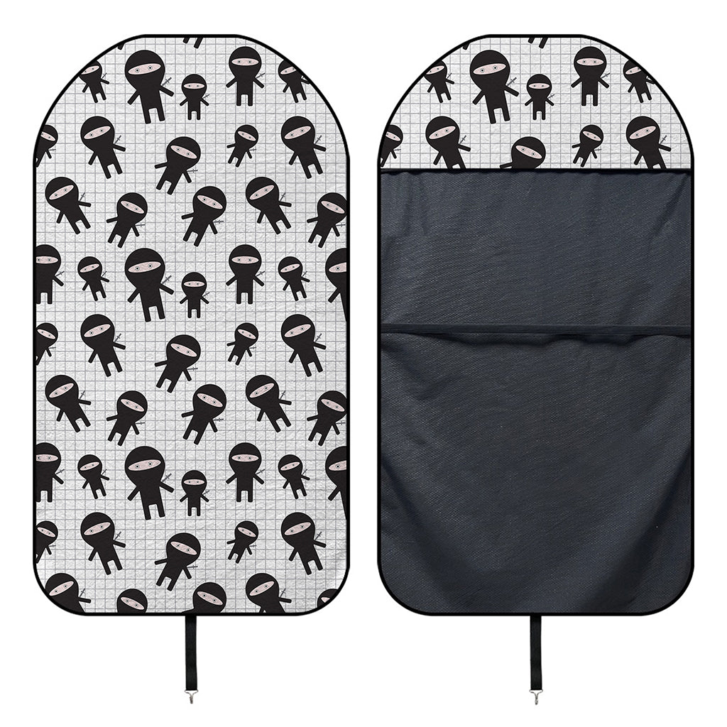 Cute Ninja Pattern Print Waterproof Car Seat Cover