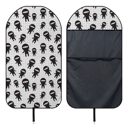 Cute Ninja Pattern Print Waterproof Car Seat Cover