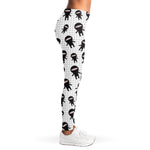 Cute Ninja Pattern Print Women's Leggings