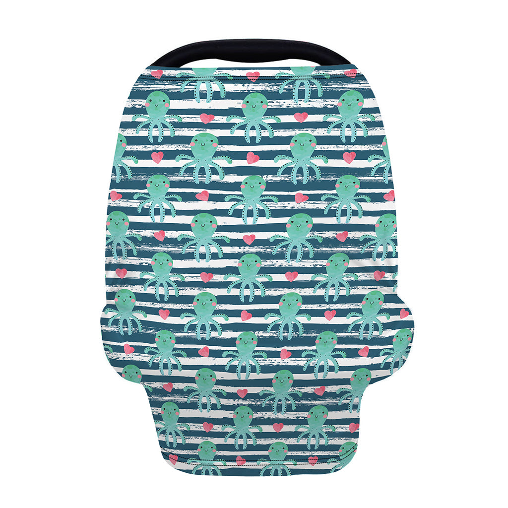 Cute Octopus Pattern Print Baby Seat Cover