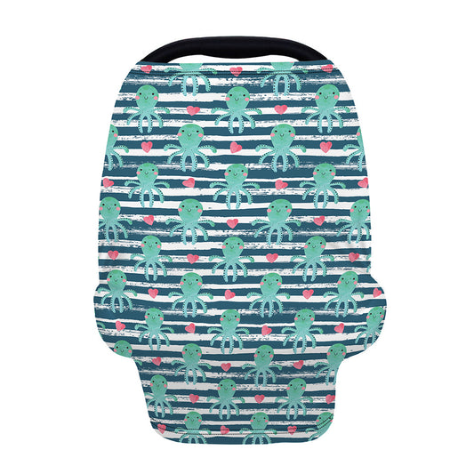 Cute Octopus Pattern Print Baby Seat Cover