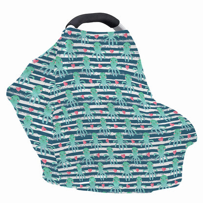 Cute Octopus Pattern Print Baby Seat Cover