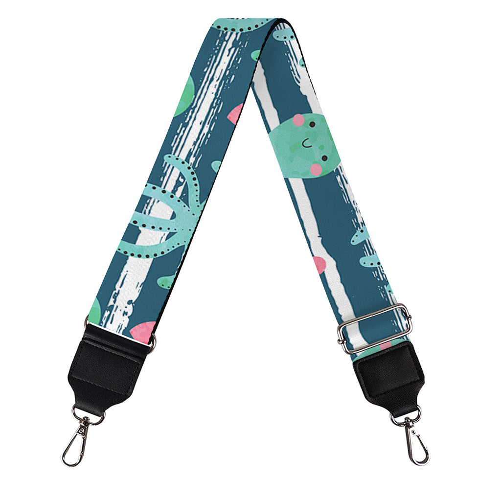 Cute Octopus Pattern Print Bag Strap