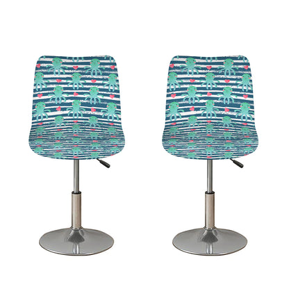 Cute Octopus Pattern Print Bar Stool Covers