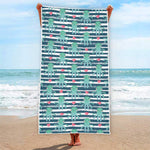 Cute Octopus Pattern Print Beach Towel