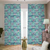 Cute Octopus Pattern Print Blackout Pencil Pleat Curtains