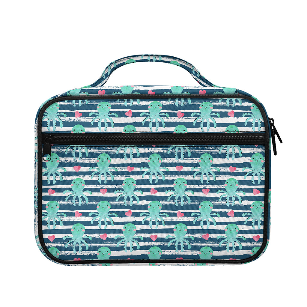 Cute Octopus Pattern Print Briefcase Bible Bag